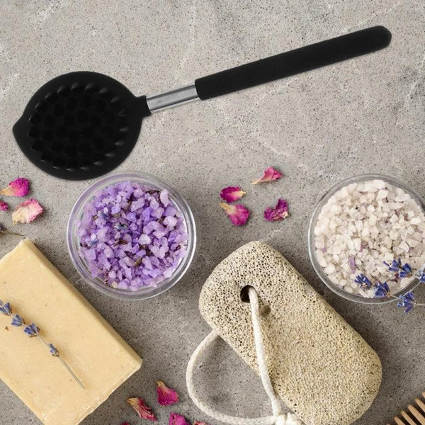 Silicone Bath Brush Back Scrubbing Shower Man Scrubber for Bathroom Body