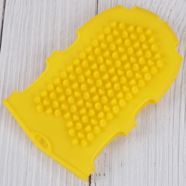 1Pc Silicone massage scrub gloves for peeling body bath brush exfoliating glo Yf