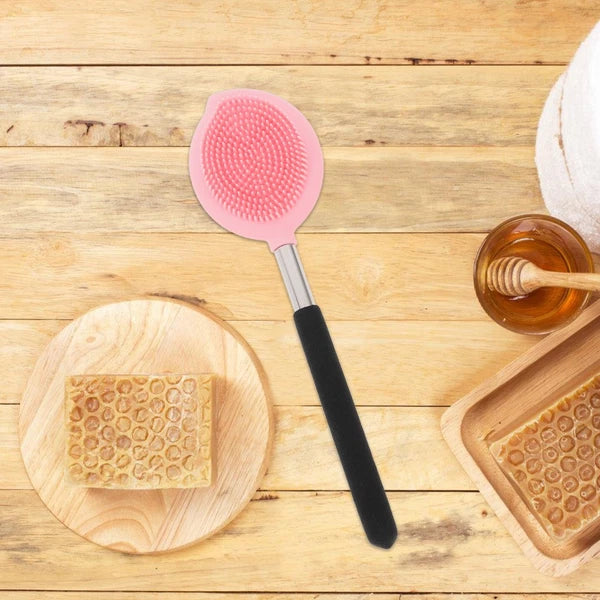 Silicone Bath Brush Man Body Scrubbers Back Exfoliating Tool for