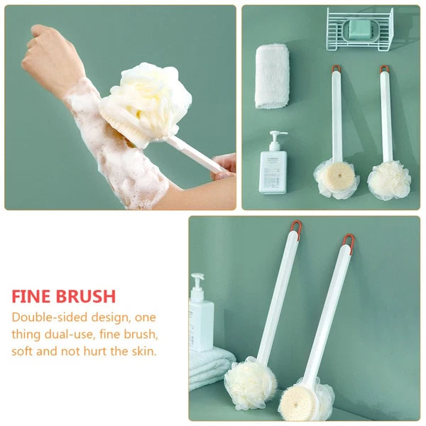 Long Handle Mud Brush Practical Massage Multipurpose Bath Back Scrubber
