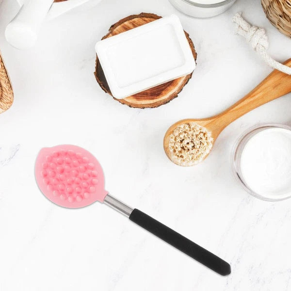 Silicone Bath Brush Man Body Scrubbers Back Exfoliating Tool for