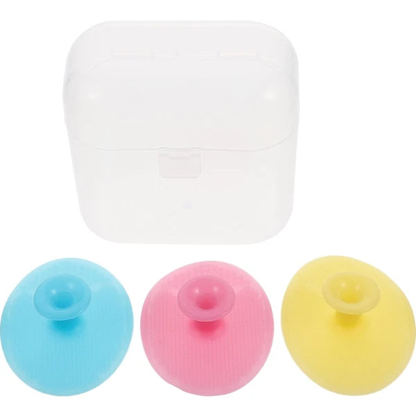 Baby Bath Brush Cleansing Gentle Cleanser Body Scrubber Silicone
