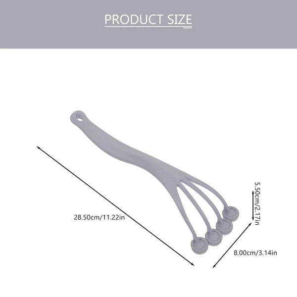 2 Pieces Exfoliating Bath Brush Cleaning Massage Back for Shower