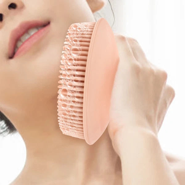 Bath Brush Exfoliating for Body Soft Silicone Scrubber