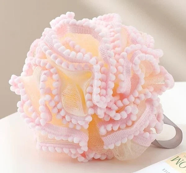 2pcs flower Bath Pearl bath ball not loose bath flower ball lovely lather bath