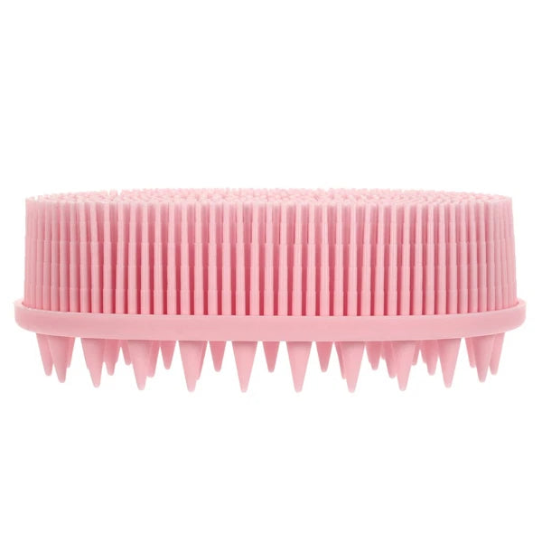 2 PCS Silicone Bath Brush Baby Child Shower Scrubber Shampoo for