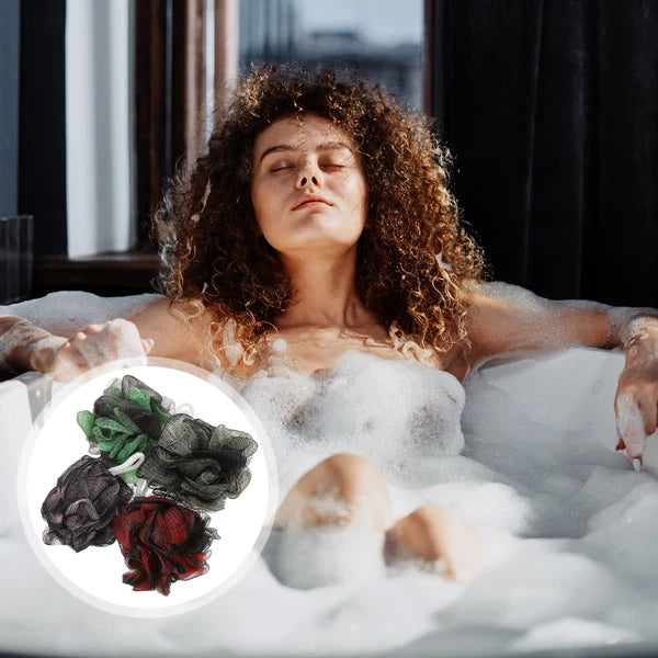 4 Pcs Back Shower Multi-functional Exfoliating Bath Brush