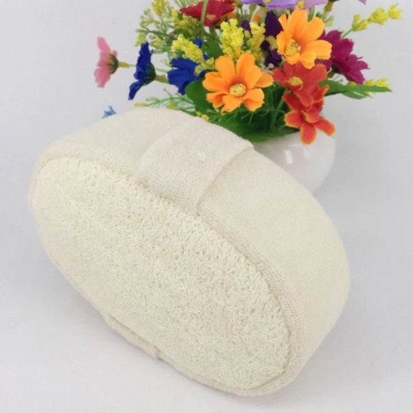 3 Pcs Loofah Bath Towel Exfoliating Loofah, Natural Back Scrubber Brush