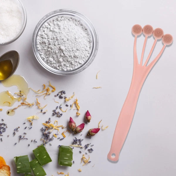 2 Pieces Exfoliating Bath Brush Back Scrubber Body for Shower Tool