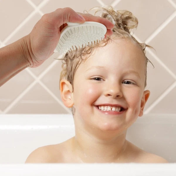 Bathing Hair Brush Newborn Child Handheld Infants Shower Silicone Baby