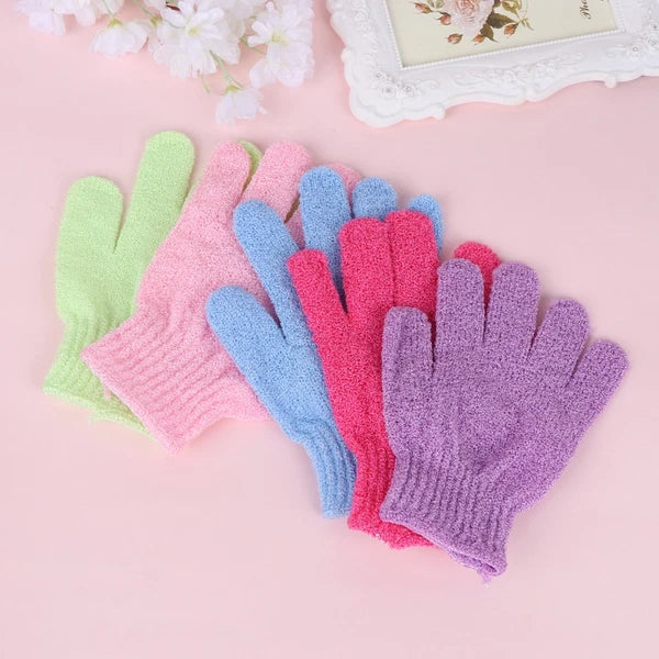 30 Pcs Exfoliating and Scrubbing Gloves Bathroom Body Wash Mitts