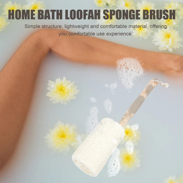2 Pcs Loofah Bath Brush Exfoliating Sponge Man Shower Skin Cleaning Exfoliator