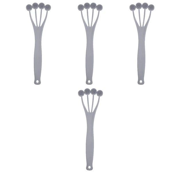 4 PCS Exfoliating Bath Brush Brushes for Women Shower Back Scrubber