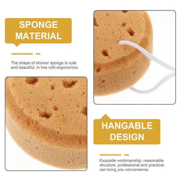 4 Pcs Bath Sponge Scrubbing Sponges Exfoliating Shower Scrubber for Body