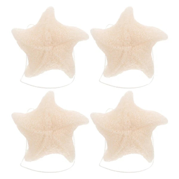 4 Pcs Sponge Bath Brush Toddler Baby Shower Scrubber for Bathing