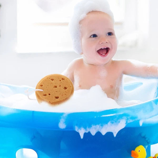 4 Pcs Bath Sponge Scrubbing Sponges Exfoliating Shower Scrubber for Body