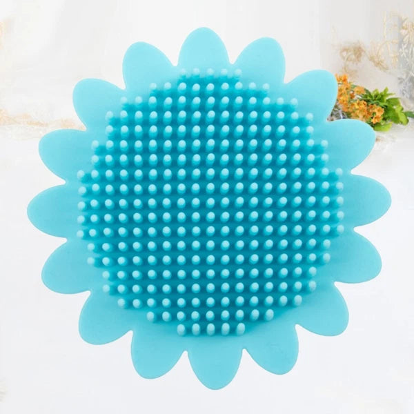 3pcs Shampoo Brush Bath Brush Portable Bath Brush Back Rub Silicone