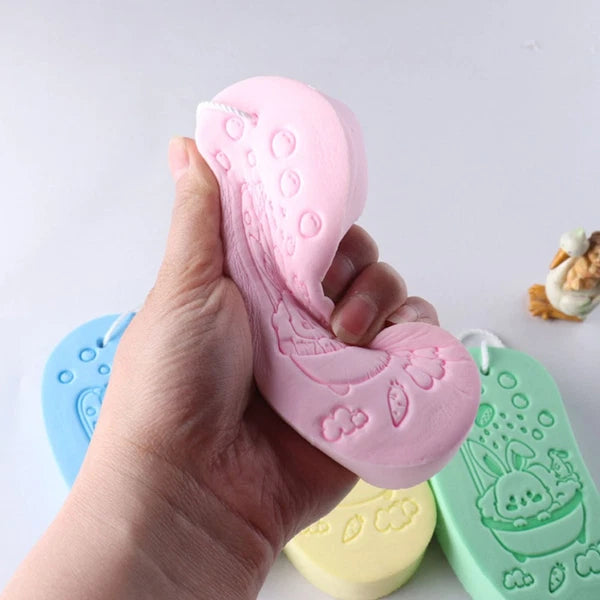 4 Pcs Bath Sponge Child Shower Loofah Sponges for Children Soft Baby Brush