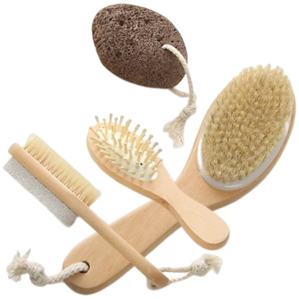 Cleaning and Dead Suit Body Dry Brush Scrub Scrubber Exfoliator