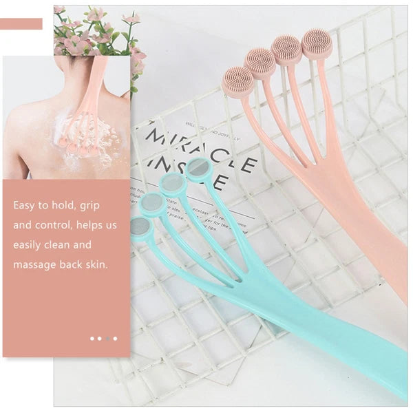 Bath Brush Women's Man Body Scrubber for Shower Exfoliating Brushes