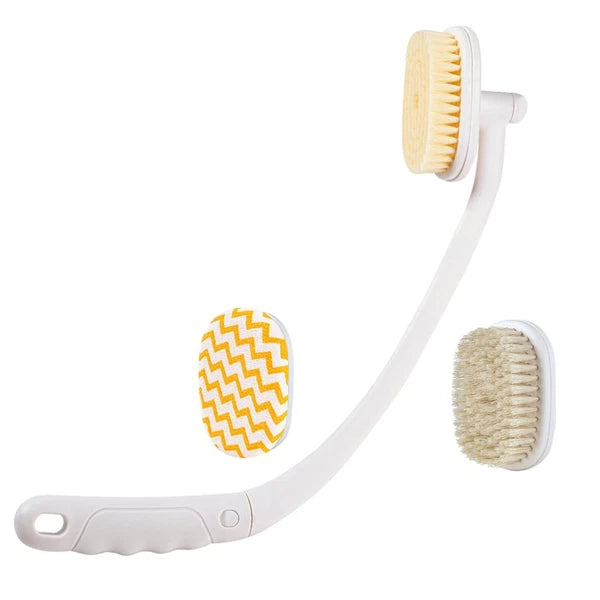 Long Handle Bath Brush Elder Man Body Cleaning Back Exfoliator for Shower