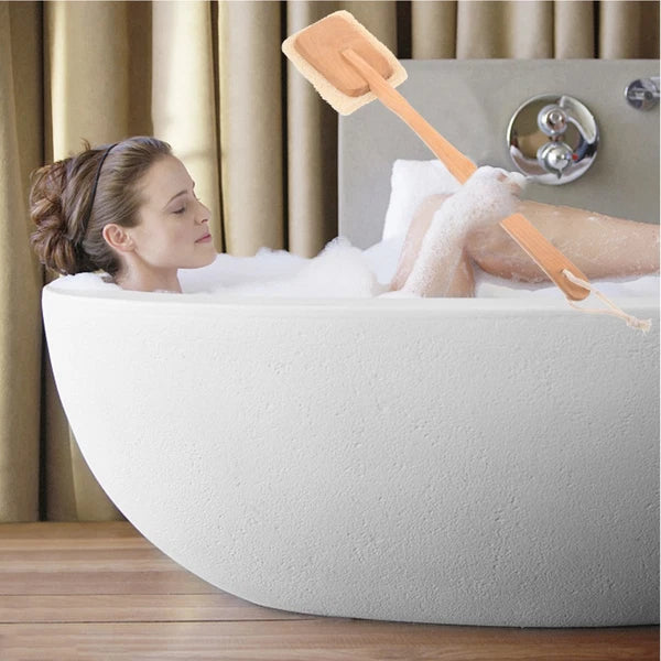 Back Massage Brush Scrubbing with Long Handle Exfoliating Shower