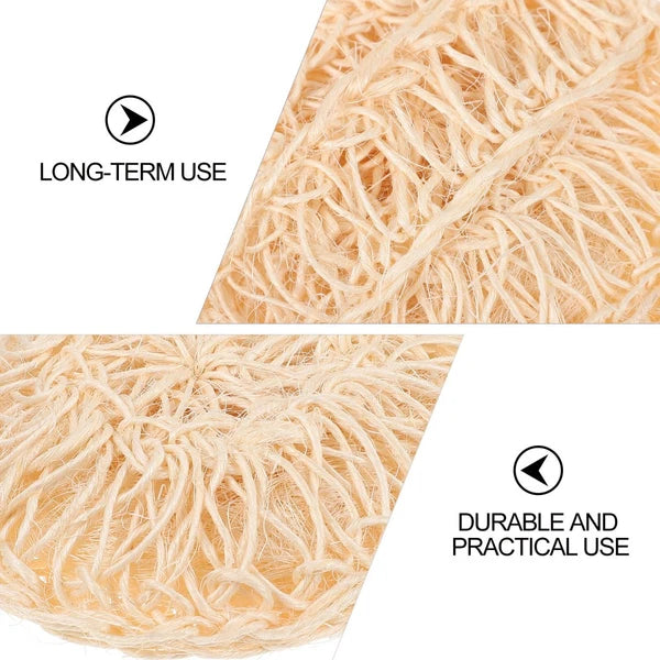 2 Pcs Sisal Bath Brush Mother Man Accessories Men Body Scrubber Shower