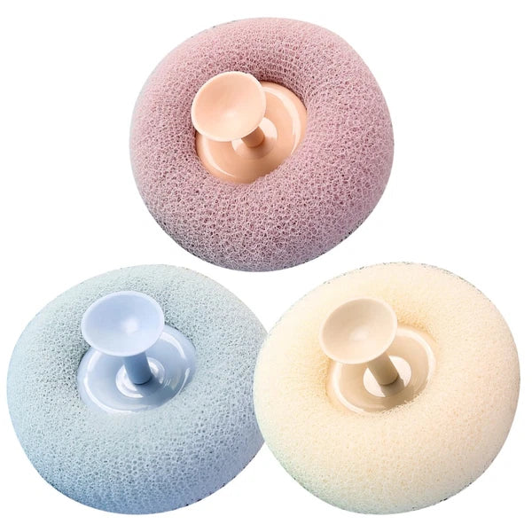 3 Pcs Bath Brush Miss Body Scrubbers for Bathing Stuff Women Accessories