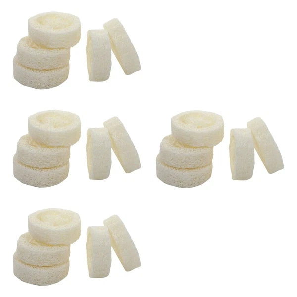 4 Pieces Loofah Shower Brush Travel Body Scrubber Bath Accessories