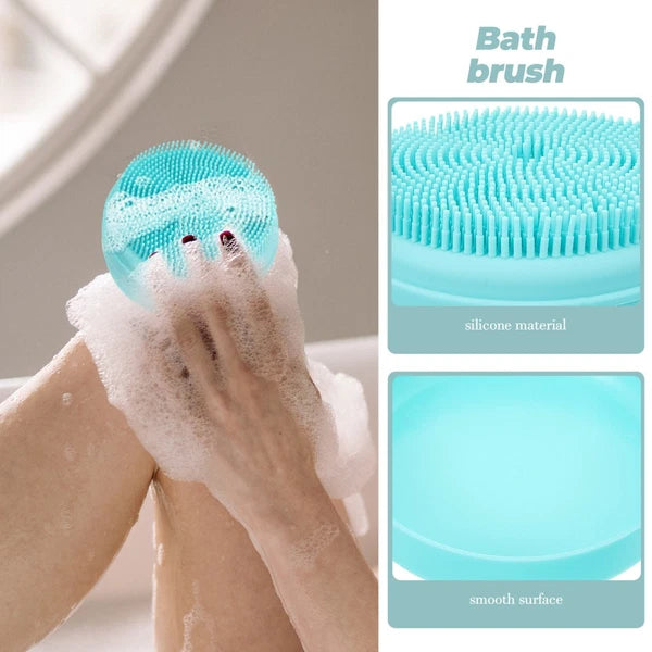 Bath Brush Silicone Loofah Body Scrubber Washing Miss Exfoliator