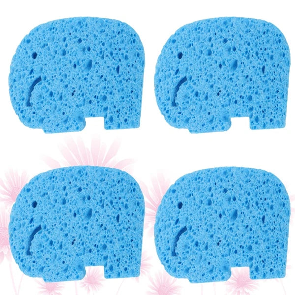4 Pcs Baby Bath Sponge Body Sponges Scrubbers Cartoon Brush Child Soft