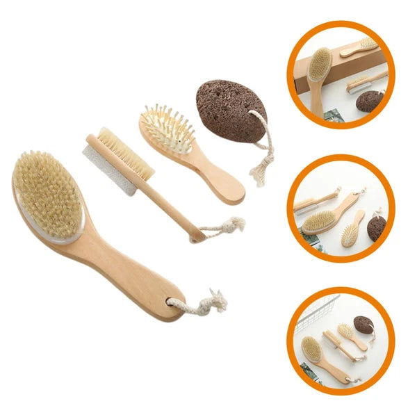 Cleaning and Dead Suit Body Dry Brush Scrub Scrubber Exfoliator