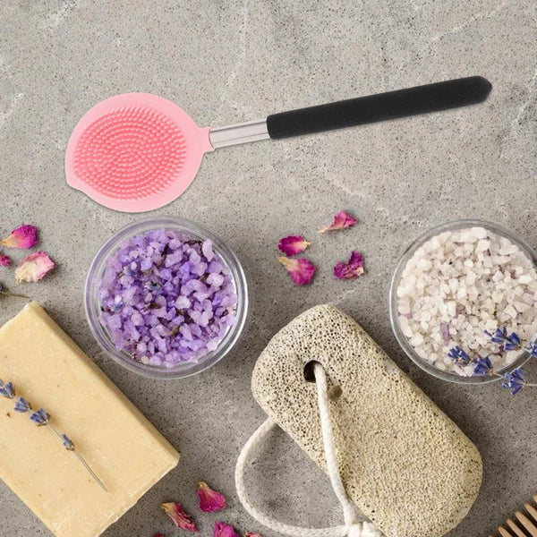 Silicone Bath Brush Man Body Scrubbers Back Exfoliating Tool for