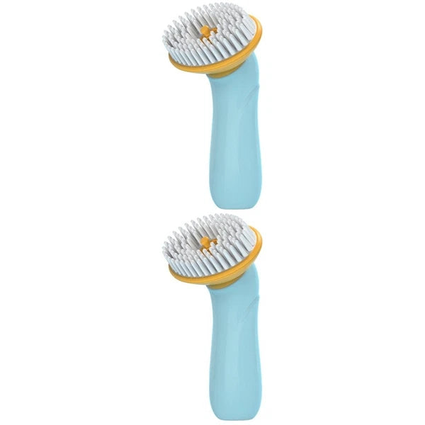 Set of 2 Pet Bath Brush Pets Massager Comb Dog Bathing Tool Dogs