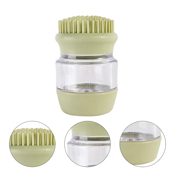 Cat and Dog Silicone Bath Brush Scrubber Shampoo Dispenser for Pet Grooming