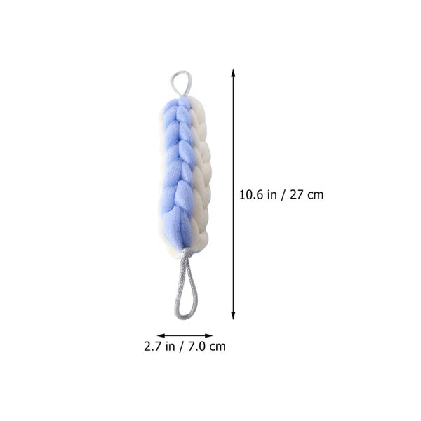 2 Pcs Bath Bar Man Miss Scrubbers for Cleaning Wall Mounted Exfoliating Brush