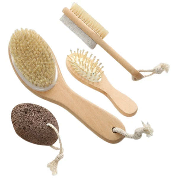 Cleaning and Dead Suit Body Dry Brush Scrub Scrubber Exfoliator