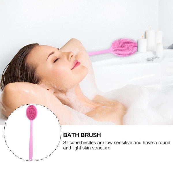 2 Pieces Bath Brush Shower Scrubber for Bathing Supplies