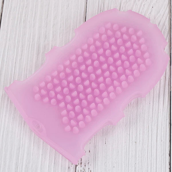 1Pc Silicone massage scrub gloves for peeling body bath brush exfoliating glo Yf