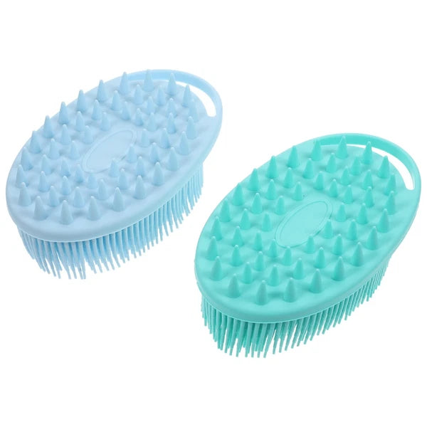 2 Pcs Bath Brush Soft Body Scrubber Man Skin Exfoliator Exfoliating Back