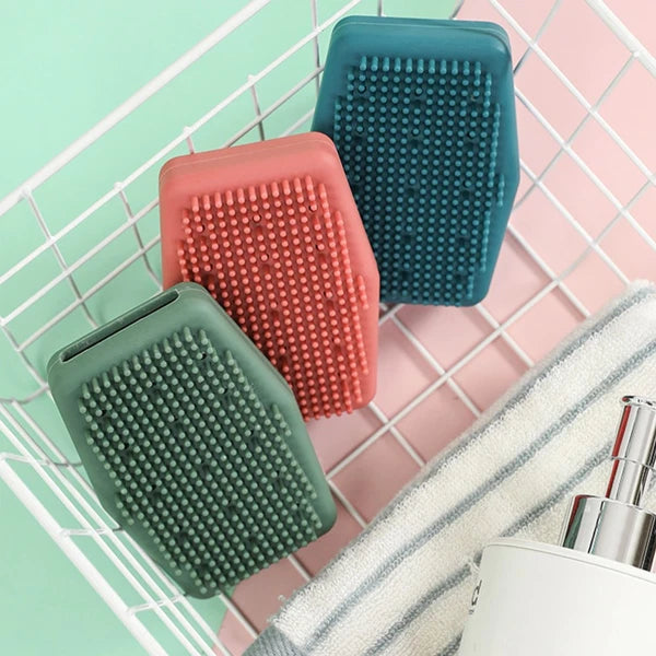 3 Pcs Bath Brushes Cleaning Scrubber Bath Massage Exfoliator