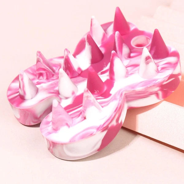 Shampoo Brush Exfoliating Body Scrubber Brushes for Shower Bath Cleaning