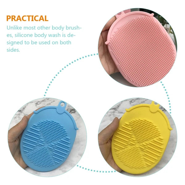3 Pcs Bath Brush Exfoliating Body Bathing Tool Cleaning Massager