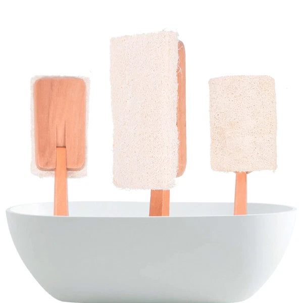 Loofah Bath Brush Massage Shampoo Back Shower Scrubber for Bathing