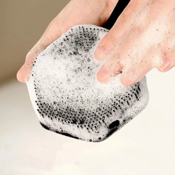Thickened Silicone Shower Brush Anti Slip Back Scrubber Bathing Brush  Bathroom