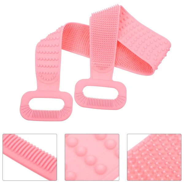 Bath Towel Pull Back Strip Baby Man Brush for Shower Cleaning Rub