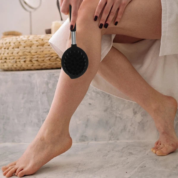 Silicone Bath Brush Back Scrubbing Shower Man Scrubber for Bathroom Body