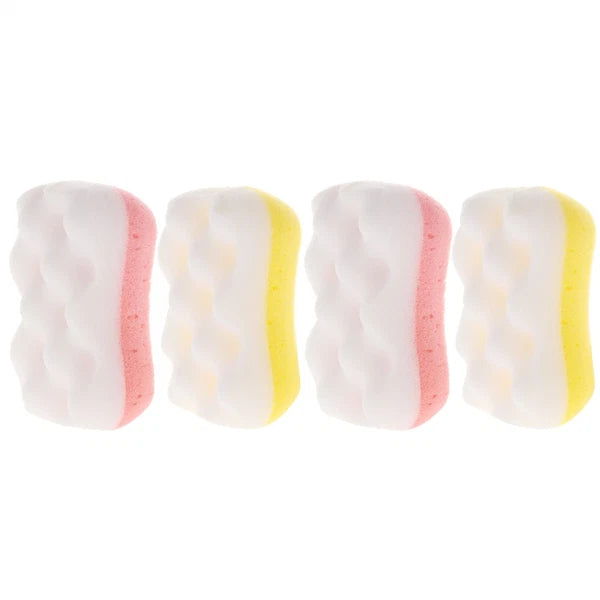 4 Pcs Bath Sponges Exfoliating Child Shower for Body Scrub Brush