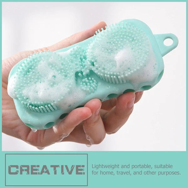 2 Pcs Shampoo Brush Massager Bath Brushes Baby Tool
