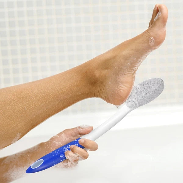 Remove The Foot Skin Pumice Stone Body Brush Elderly Long Handled Scrubber